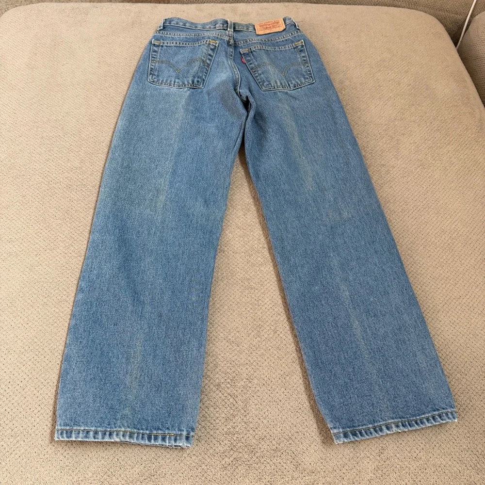 Vintage 1990s Levi's 550 Relaxed Fit Jeans Medium Wash Denim 18 Slim 27x29